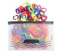 Colorful Hair Bobbles For Women Girl Childresn Scrunchies 100pcs Elastic Hairbands For Various Looks