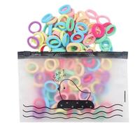 Colorful Hair Bobbles For Women Girl Childresn Scrunchies 100pcs Elastic Hairbands For Various Looks