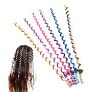 Colorful Hair Wrap String | Multi Colorful Rainbow Braiding Hair Tie Silicone,Hair Ribbons Elastic For Braids, For Birthday, Christmas, Wedding
