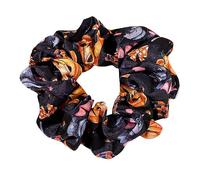 Colorful Halloween Scrunchies Pumpkin Hair Elastic Satins Ties Ponytail Holders Scrunchy Soft Elastic Satins Ponytail Holders Bands Accessories For Women Girls