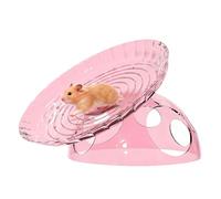 Colorful Hamster Exercise Wheel Quiet Running Disc for Dwarf Hamster, Gerbil, Hermits Crabs Quiet Flying Saucers Exercise Wheel