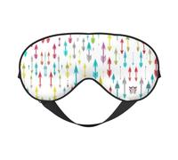 Colorful Hand Drawn Art Printing Versatile Rest Helper, Soft Sleep Eye Mask Double-Sided for Yoga,Camping,Soft Sleep Eye Mask