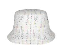 Colorful Hand Drawn Art with Boho Style Arrows Bucket Hat Unisex Outdoor Beach Fisherman Headwear Getaway Vacation Back to School Season Black
