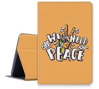 Colorful Hand Peace Sign Case for Samsung Galaxy Tab S6 Lite 10.4" 2024/2022/2020 (SM-P620/P610/P613/P615), Shockproof PU Leather Folding Stand Case with Auto Sleep/Wake for Galaxy Tab S6 Lite