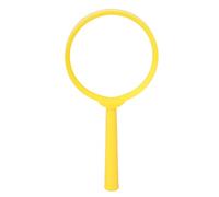 Colorful Handheld Magnifying Glass, Color Plastic Handheld Magnifier for Reading Small Prints, Magnifying Glass for Soldering, Inspection, Coins, Jewelry, Nature Exploring(yellow)