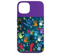 Colorful Handprint Art - Unity, Diversity, and Expression Case for iPhone 13