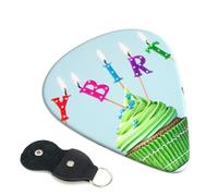 Colorful Happy Birthday Cupcakes Guitar Pickfor Pickups For Acoustic Electric Guitar Bass Ukulele