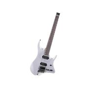Colorful Headless Electric Guitar With Solid Mahogany Body And Maple Neck Standard Electric Guitar(Gray)