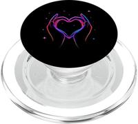 Colorful Heart Line PopSockets PopGrip for MagSafe