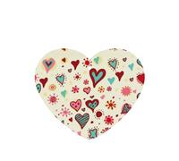 Colorful Heart Pattern Printing Fashion Car Air Freshener Cards 10 Pcs Car Scented Hanging Sheets