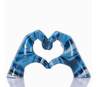 Colorful Heart Shape Love Finger Wedding Decoration Bookcase Coffee Table Desk Bedroom TV Stand Small Ornaments Home Decor