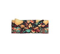 Colorful hearts Baby Bow Headband for Girls - Soft & Stretchy Polyester Infant Headband, Perfect for Newborns, 0-6 Months, Baby Gift, Photo Prop