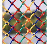 Colorful Heavy-Duty Cat Safety Net - 10mm Polyester Balcony & Garden Mesh 3x9m Protective Cat Netting for Outdoor Safety Ideal Cat Wall Fence