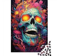 Colorful Hell Demon 500 Piece Puzzles for Adults 500 Piece Wooden Puzzles-Puzzle Hands-on Game-Family Decoration 500pcs (52x38cm)