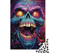 Colorful Hell Demon Jigsaw Puzzle-1000 Pieces Jigsaw Puzzle Jigsaw Puzzle Great Gifts for Adults& Age 18 Years Up 1000pcs (75x50cm)