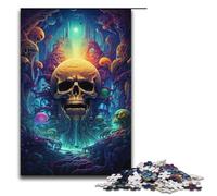 Colorful Hell Demon Wooden Jigsaw Puzzle for Adults Wooden Jigsaw Puzzle 1000 Pieces Creative Gift for Teens And Adults