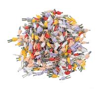 Colorful HO Scale Painted Figures Model People 400Pcs, Randomly Sent Shapes