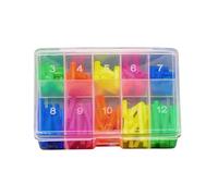 Colorful Hook Tubes - with Portable Storage Box and Colorful Stable Tool | Carp Mounting Kit for Outdoor Holidays, Pond, Shallow Stream, Sea Fishing, Jigging,