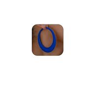 Colorful Hoop Earrings for Women 80s 90s Neon Dangle Earrings Retro Matte Big Hoop Earring Chunky Exaggerated Earring Y2k Jewelry Neon Costume Accessories, Metal, No Gemstone