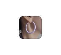 Colorful Hoop Earrings for Women Matte Exaggerated Retro Large Round Hoop Earings 80s 90s Neon Bright Loop Jewelry Accessories, Alloy Steel, No Gemstone