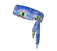 Colorful Hot Air Balloon Patterned sports headband for men and women, sweat-absorbing headband for badminton, mountaineering and cycling