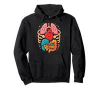 Colorful Human Body Anatomy Illustrated - Nurse Pullover Hoodie
