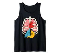 Colorful Human Body Anatomy Illustrated - Nurse Tank Top