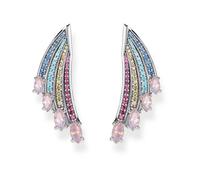Colorful Hummingbird Wing Earrings, female, THOMAS SABO, Earrings, Multicolor, ONE SIZE, Accessories ONE SIZE