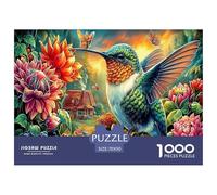 Colorful Hummingbirds 1000 Piece Impossible Puzzle for Adults - Challenging Jigsaw Puzzles, Family Activity & Mind Game Gift 70x50cm/1000pcs