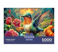 Colorful Hummingbirds 1000 Piece Impossible Puzzle for Adults - Challenging Jigsaw Puzzles, Family Activity & Mind Game Gift 70x50cm/1000pcs