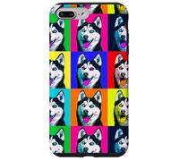 Colorful Husky Pop Art Graphic Dog Case for iPhone 7 Plus/8 Plus