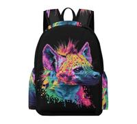 Colorful Hyena Animal Cute Daypack Backpack for Men Women