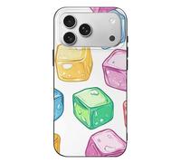 Colorful Ice Cube Compatible with iPhone 18 Pro Max Phone Case Cover Protective Accessories