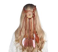 Colorful Indian Headband Hairpiece For 55-60cm Head Adults Women Female Teenager Girl Headdress