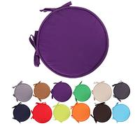 Colorful Indoor/Outdoor Chair Pads Round Seat Cushions Garden Patio Home Cushions - Diameter 30cm/11.2inch,Patio Furniture Cushion Cover,Round Seat Garden Pads