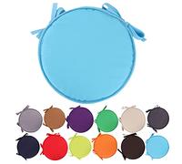 Colorful Indoor/Outdoor Chair Pads Round Seat Cushions Garden Patio Home Cushions - Diameter 30cm/38cm,Patio Furniture Cushion Cover,Round Seat Garden Pads
