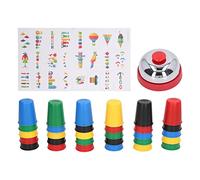 Colorful Interactive Stacking Cups Toy Improve Ability Training Early Educational Toy for Baby