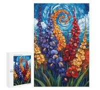 Colorful Iris Garden Mosaic Puzzle 1000 Teile Schwer Puzzle Spielzeug Lernspiel Impossible Herausforderungsspielzeug Für Erwachsene Kinder 1000 PCS