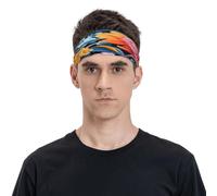 Colorful Jasmine Unisex Sports Sweatband Headband, Breathable and Moisture, Suitable Running Cycling Yoga Waiting for Sports.