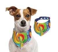 Colorful Jelly Notes Dog Bandana Cat Bandana 1PC Dog Accessories for Small Dogs