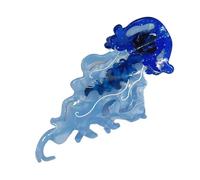 Colorful Jellyfish Shark Hairpin, Festival Hair Claw, Women’s Acetate Hair Clip, Stylish Multiuse Accessory, Easy To Carry And Wear, 4.92 Inches, For Travel