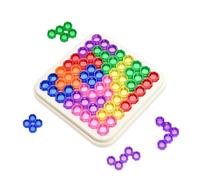 Colorful Jigsaw Puzzle, Educational Board Game Set, 24piece Fun Toy with Brain Challenge, Cognitive Development Puzzle for Creative Design, Kids Learning, Family Game Night Activity