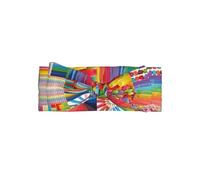 colorful jigsaw puzzles Baby bow headband, a hair accessory for newborns and infants, suitable for babies 0-6 months old