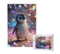 Colorful Jigsaw Puzzles for Adults 1000 Penguin Large Jigsaw Puzzles for Adults, Funny/Difficult/Impossible/Challenging Decompression Games, As a Birthday for Women and Men 2T-1485