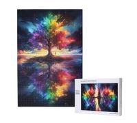 Colorful Jigsaw Puzzles for Adults 1000 Tree Of Life Large Jigsaw Puzzles for Adults, Funny/Difficult/Impossible/Challenging Decompression Games, As a Birthday for Women/Men 2T-1764