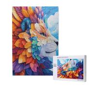 Colorful Jigsaw Puzzles for Adults 2000, Lion Large Wooden Puzzles for Adults, Funny/Difficult/Impossible/Challenging Decompression Games, As a Birthday for Women and Men 2T-1987