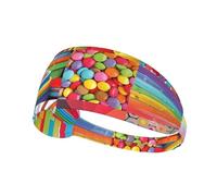 colorful jigsaw puzzles Printed sports sweatband suitable for running, cycling, fitness and yoga, moisture wicking headband