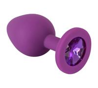 Colorful JOY - Silicone Anal Plug - Medium (Purple)