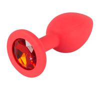 Colorful JOY - Silicone Anal Plug - Small (Red)