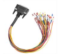 Colorful Jumper Cable DB25 for AUTO TOOLS GT100 OBD II Break Out Box ECU Connector